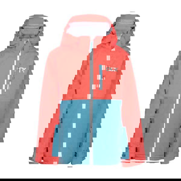 Trespass Kids Pauline DLX Ski Jacket - Peach Blush/Storm Blue