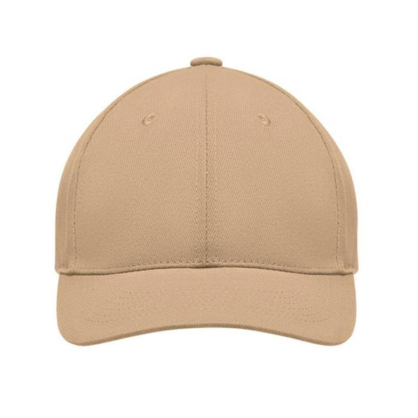 MidOcean Tekapo Heavy Brushed Cotton Baseball Cap - Beige/Beige - 