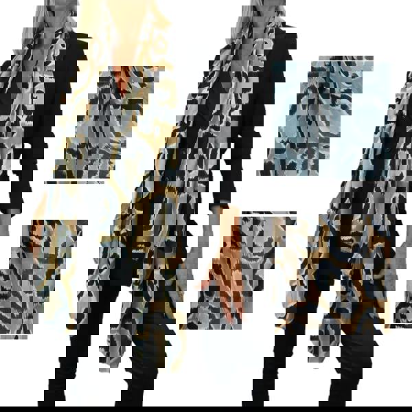 Paulo Due Leopard Spot Print Lightweight Shawl Scarf