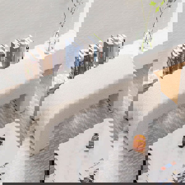 Maxine Boucle Bench, White Boucle-Rit Concept-Rit Concept