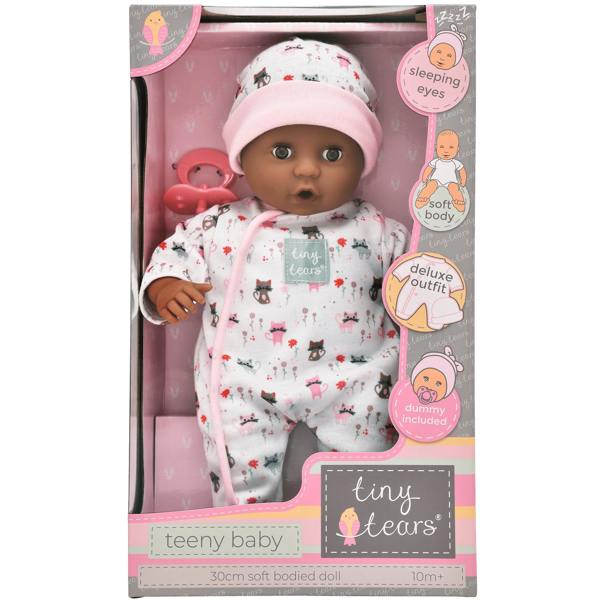 Tiny Tears 12" (30cm) Teeny Baby Doll - Black