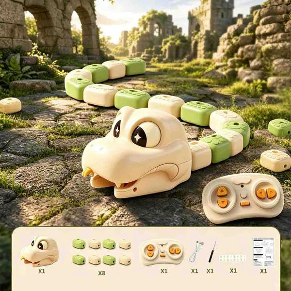 Leaper Magnetic Splicing Snake Kids Remote Control Toy