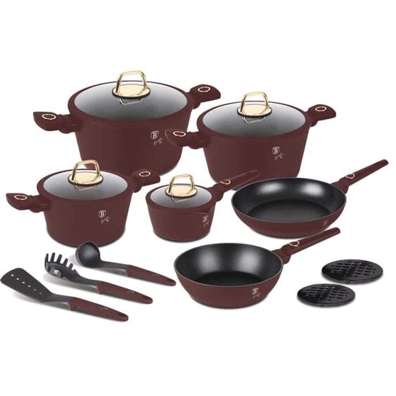Berlinger Haus 15-Piece Cookware Set BH8051 Bordeaux