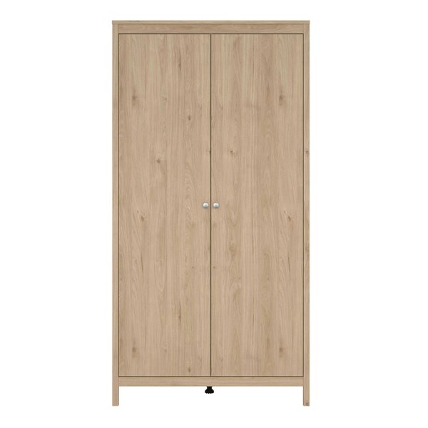 Wyld Haus Gossmere Hickory Oak Effect Wardrobe 2 Doors