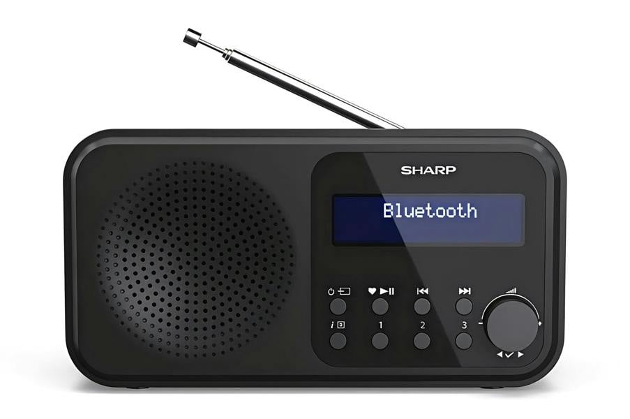 SHARP DRP420BK – Portable DAB+/DAB/FM Digital Radio with Bluetooth 5.3