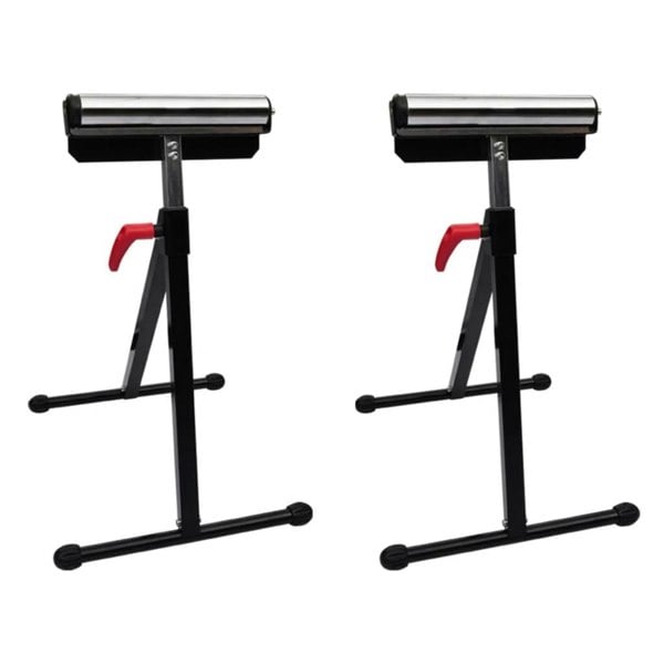 Berkfield Set of 2 Adjustable Roller Stands