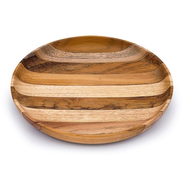 Premium Upcycled End Grain Wooden Serving Plate (2 Patterns) by Paguro Upcycle