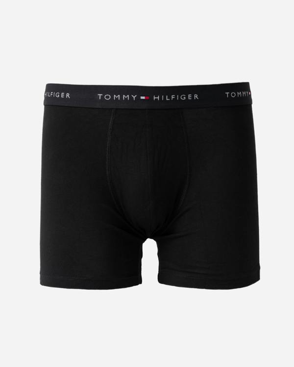 5-Pack of Tommy Hilfiger Logo Waistband Mens Boxer Briefs in Black