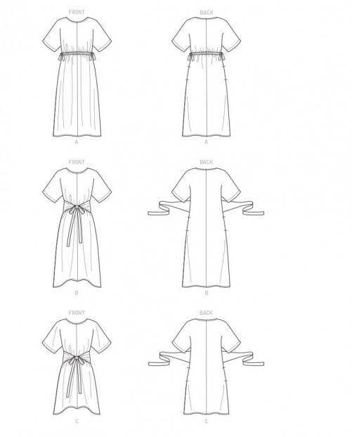 Simplicity Sewing Pattern 9101, Dresses for Women, A (XXS-XS-S-M-L-XL-XXL) - Intermediate