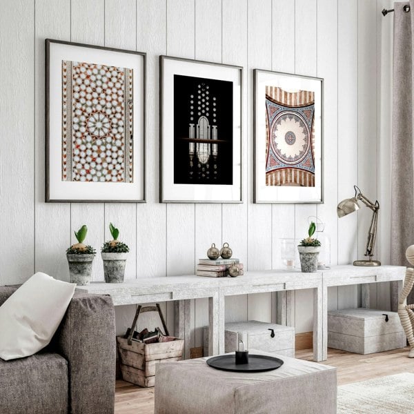 Islamic home decor | Set of 3 wall art prints