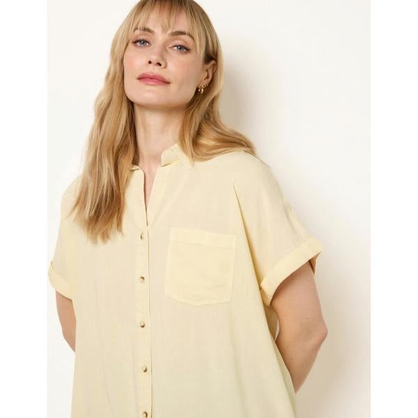 Blue Vanilla Button Front Shirt