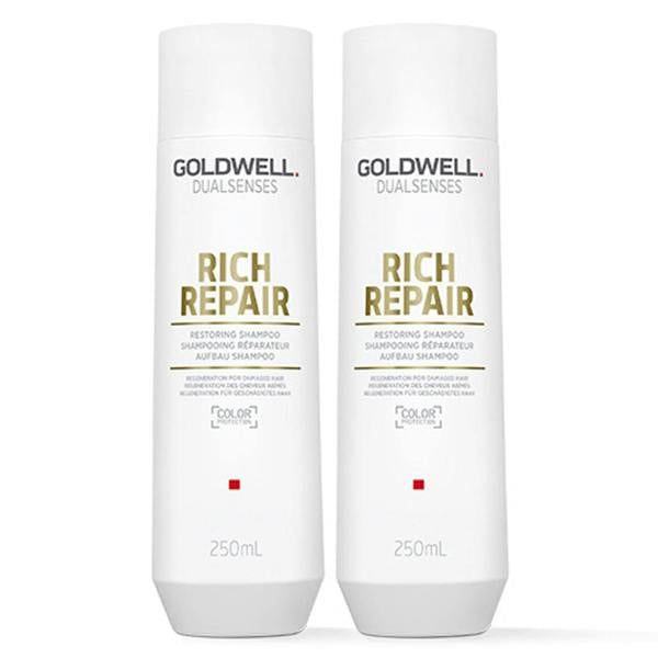 Goldwell Dual Senses Rich Repair Restoring Shampoo Double Duo