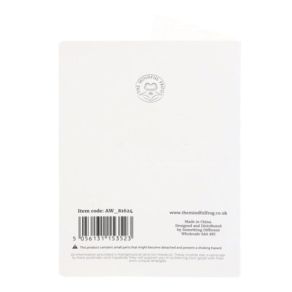 Serano Out Of This World Tiger's Eye Crystal Moon Greeting Card