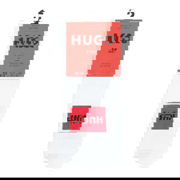 Hugo Mens Socks (Pack of 2) - White - 