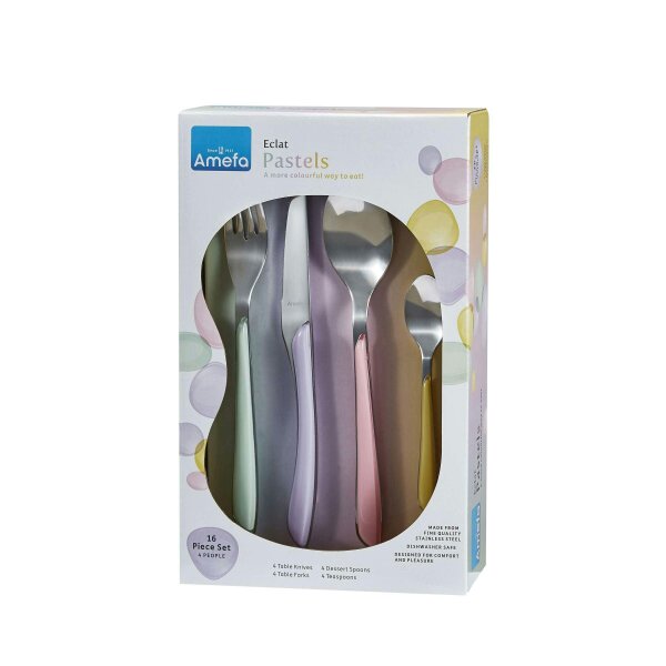 Amefa Eclat Pastel Cutlery Set 16 Piece