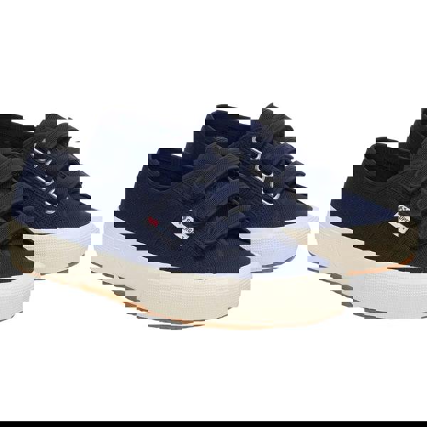 Superga Unisex Adult 2750 OG Straps Trainers - Navy/Off White - 