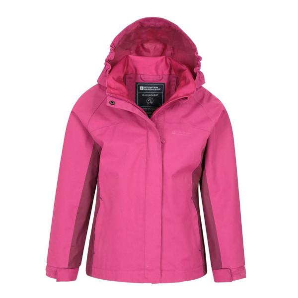 Mountain Warehouse Childrens/Kids Shelly Waterproof Jacket - Berry - 