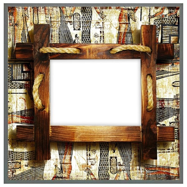 Benjamin Tate Design Rustic egyptian wooden frame (picture Frame)