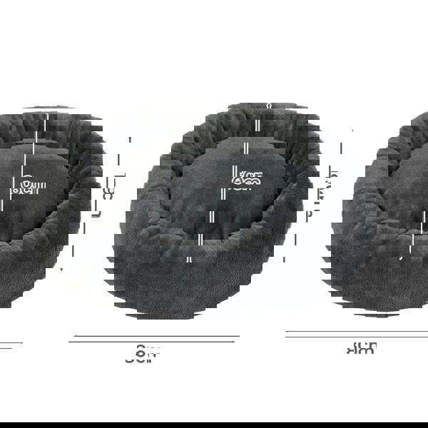 Skylos Dog Bed Donut Soft Large Plush Cat Calming Beds Pet Anti Anxiety Washable