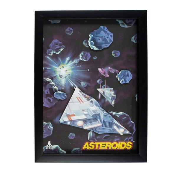 Thumbs Up Atari 3D Wall Art Asteroid
