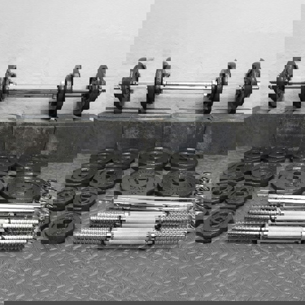 Phoenix Fitness 20KG Adjustable Dumbbell and Barbell Set - Versatile Strength Training Equipment