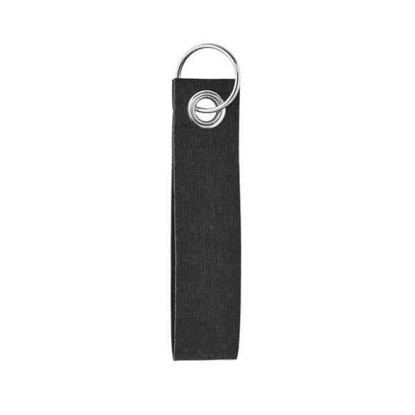 MidOcean Suora RPET Felt Keyring - Black - 
