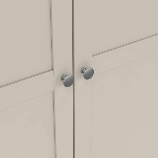Furniture To Go Brande Wardrobe with 3 Frame Doors in Cashmere