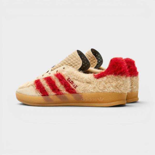 Adidas Originals Womens Gazelle Indoor Beige Red