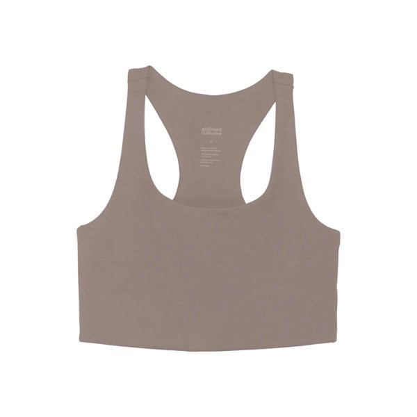 Girlfriend Collective Womens/Ladies Paloma Racerback Bra - Quartz