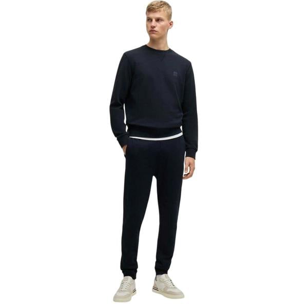 Boss Mens Sestart Slim Jogging Bottoms - Dark Blue - 