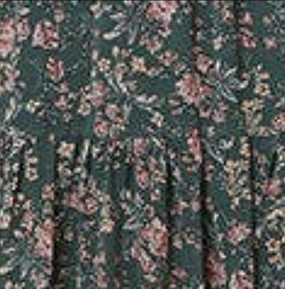 Izabel London Ditsy Floral Long Sleeve Midi Dress