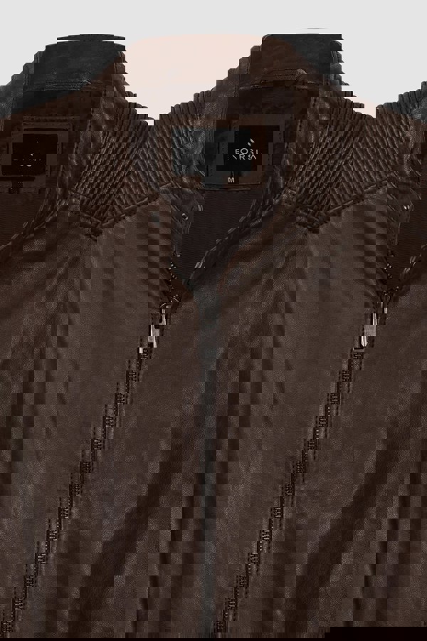 Mens Brown Premium Biker Leather Jacket