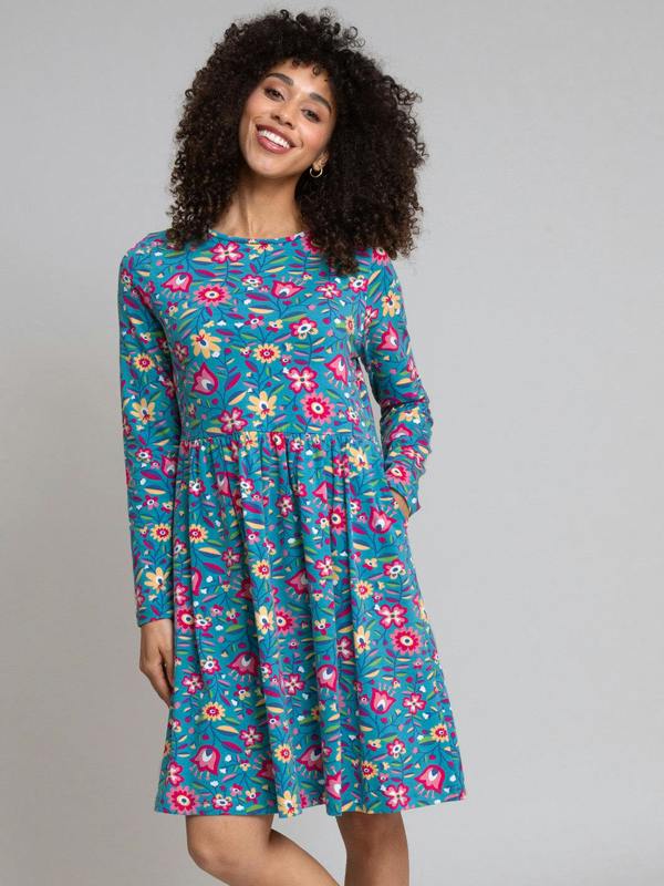 Kite Womens Organic Folksy Bloom Harbour Jersey Dress