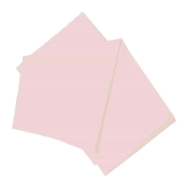 Belledorm Brushed Cotton Flat Sheet - Powder Pink - 