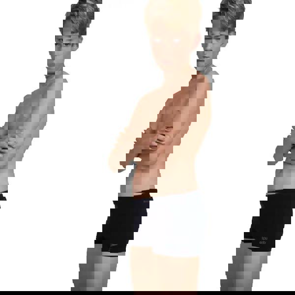 Navy Speedo Boys Endurance Plus Aquashort swim trunks