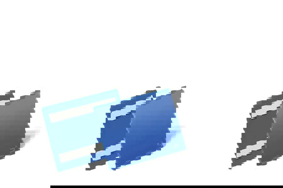 Durable Adhesive Ticket Holder Label Pouch Document Pockets | 50 Pack | A6 Blue