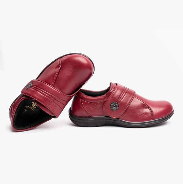 Dr Keller RITA Womens Casual Shoes Burgundy