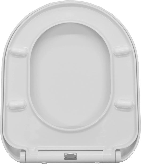 Bemis D370 Top Fix Slow Close D Shape Toilet Seat