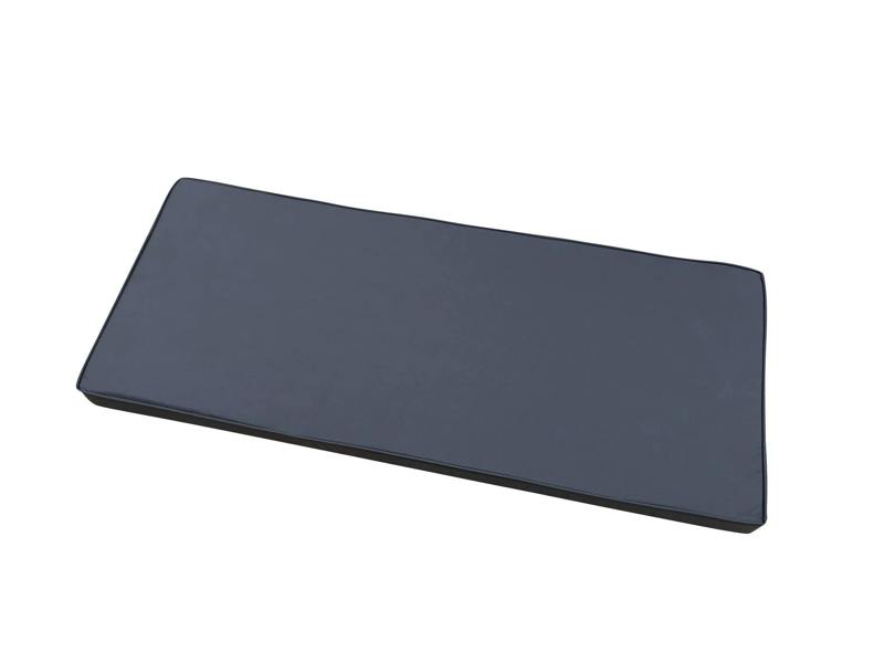 The Garden Marketplace Cushion for 2 Seater Metal Garden Bench, 109cm Wide Seat Pad with Zipped Cover, Double Piped Edges