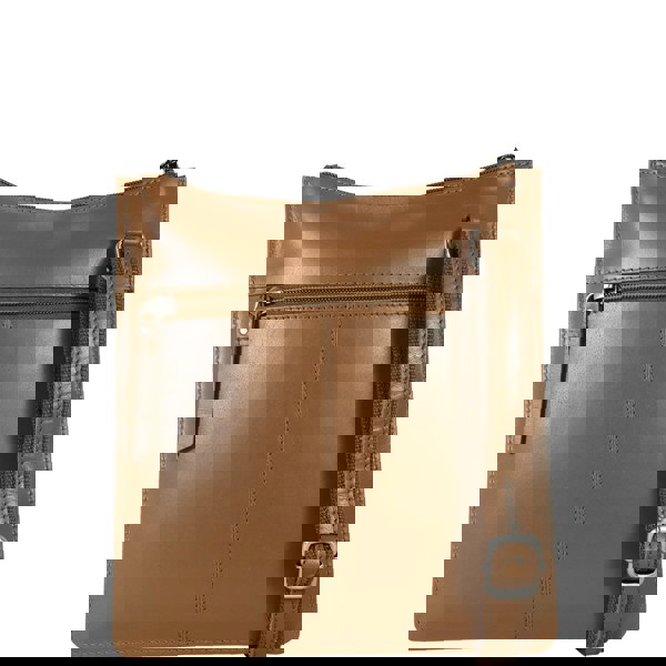 Assots London 'WILLOW' Tan Smooth Leather Crossbody Bag