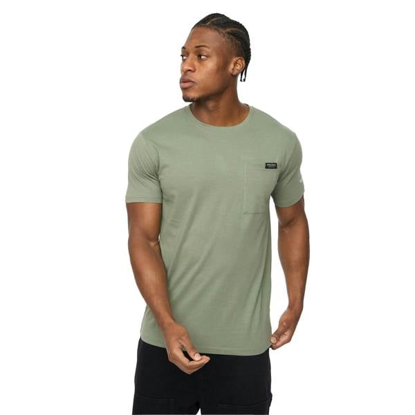 Crosshatch Mens Portville Everyday T-Shirt - Olive - 