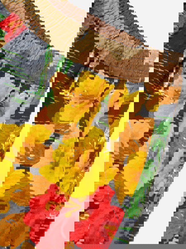 Myar Boys Cotton Hawaiian Print Shorts