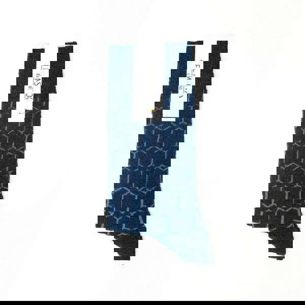 Jemsox Graduated Hexagon Mens Organic Cotton Socks