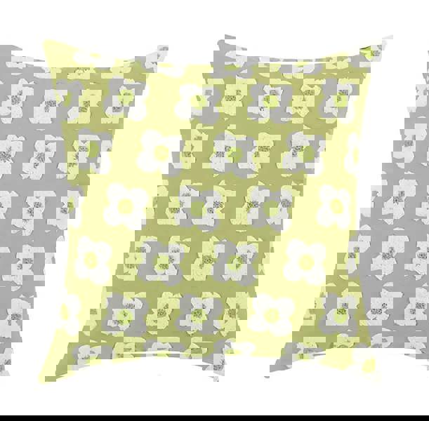 Anyhouz Anypillow Daisy Plush Pillowcase Floral Cushion Cover