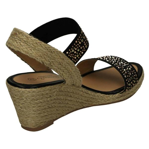 Savannah Ladies Savannah High Wedge Sandals F10908
