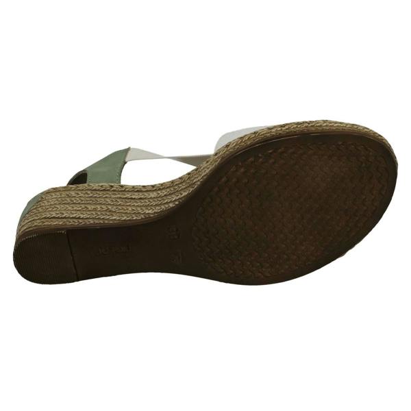 Rieker Ladies Rieker Wedge Heeled Sandals 624H6