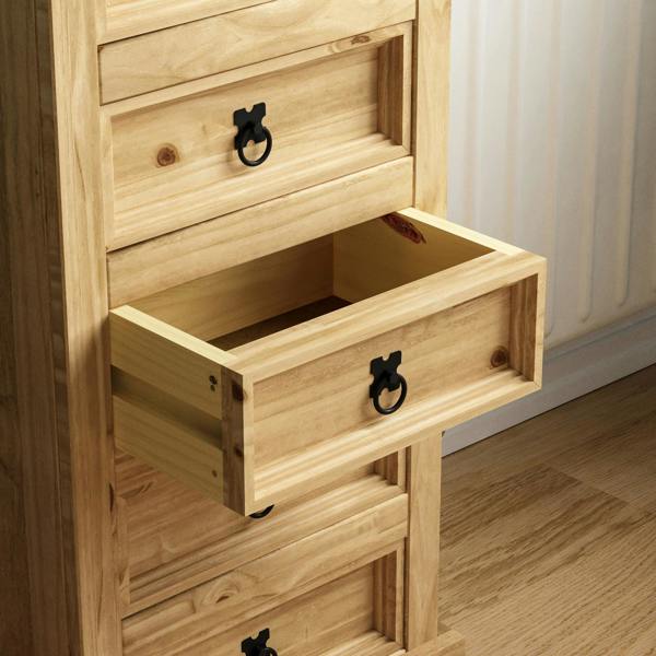 Vida Designs Corona 5 Drawer Narrow Chest