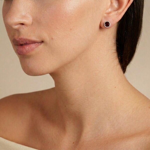 Cachet London Thisbe Silver Siam Earrings