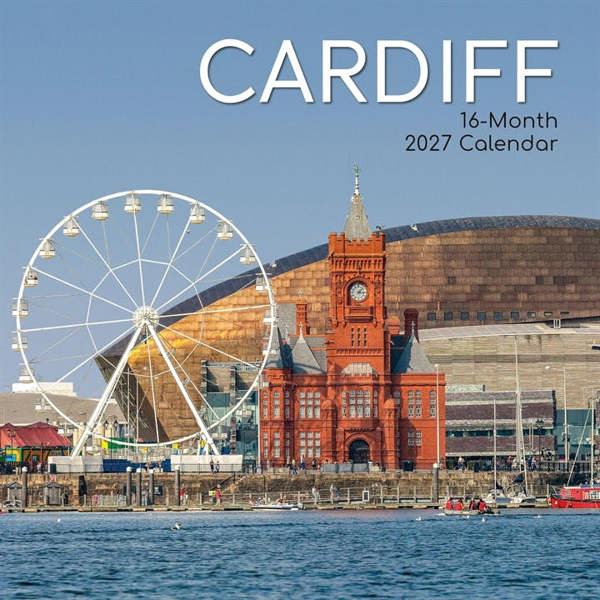 Cardiff Calendar 2027, Wall Calendars, Month To View, Travel, Gift