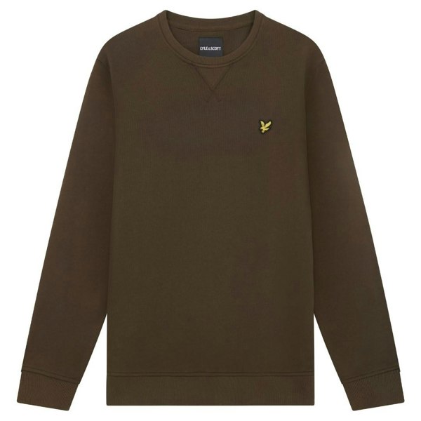 Lyle & Scott Branded Pull-over Jumper - Olive Green